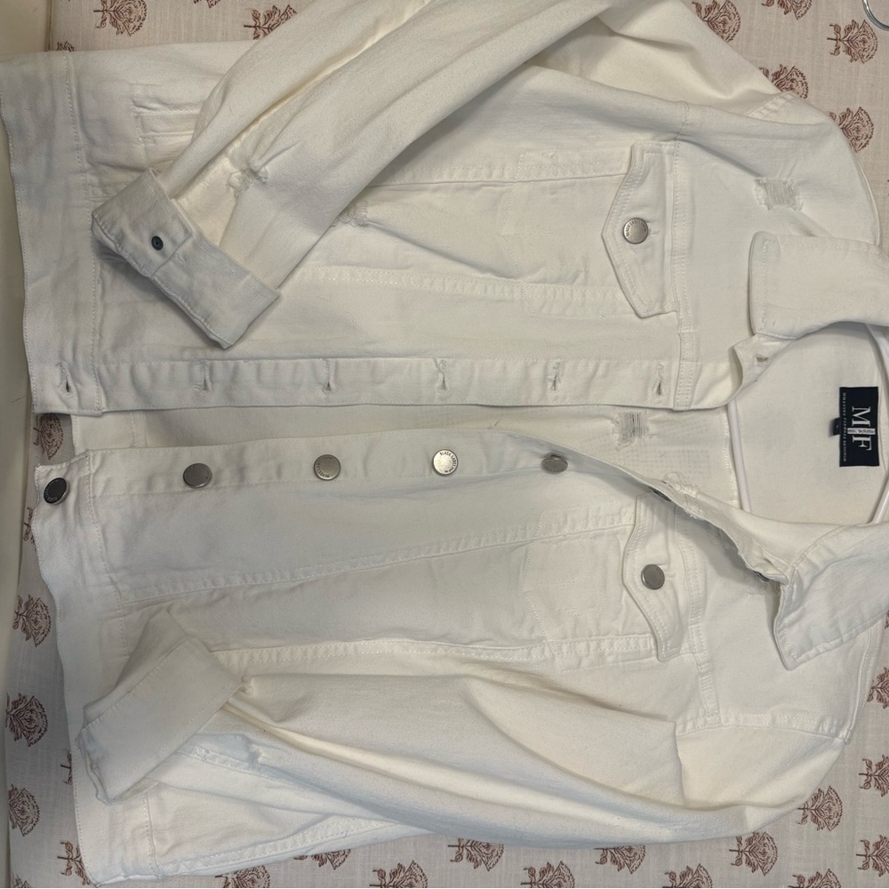 Mi Ivory Denim Jacket